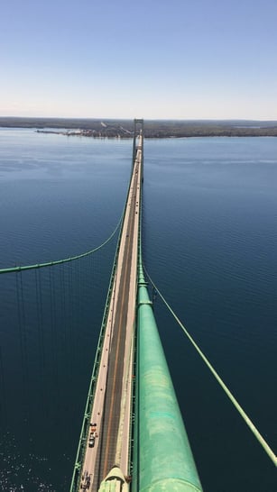 Painting Mackinaw Bridge