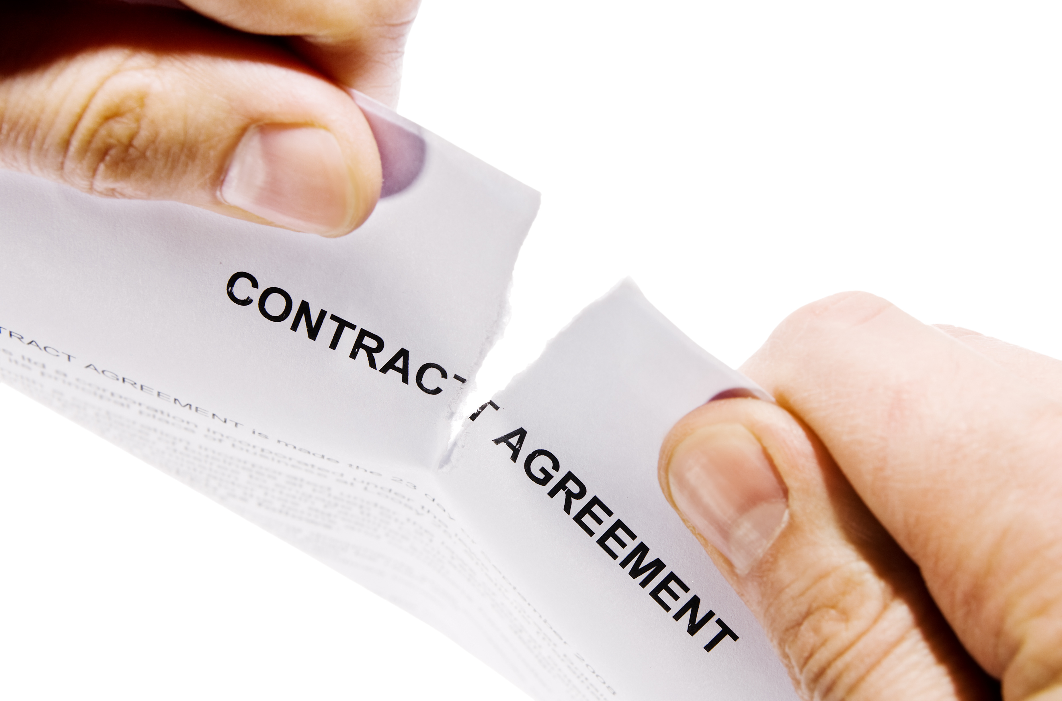 Financial Fallout from a Terminated Contract