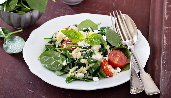 Spinach Orzo Salad